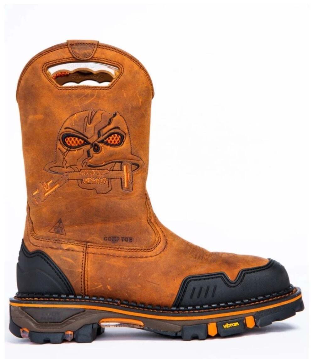 Cody James Men's Decimator Western Work Boots - Nano Composite Toe 7.5 GUC